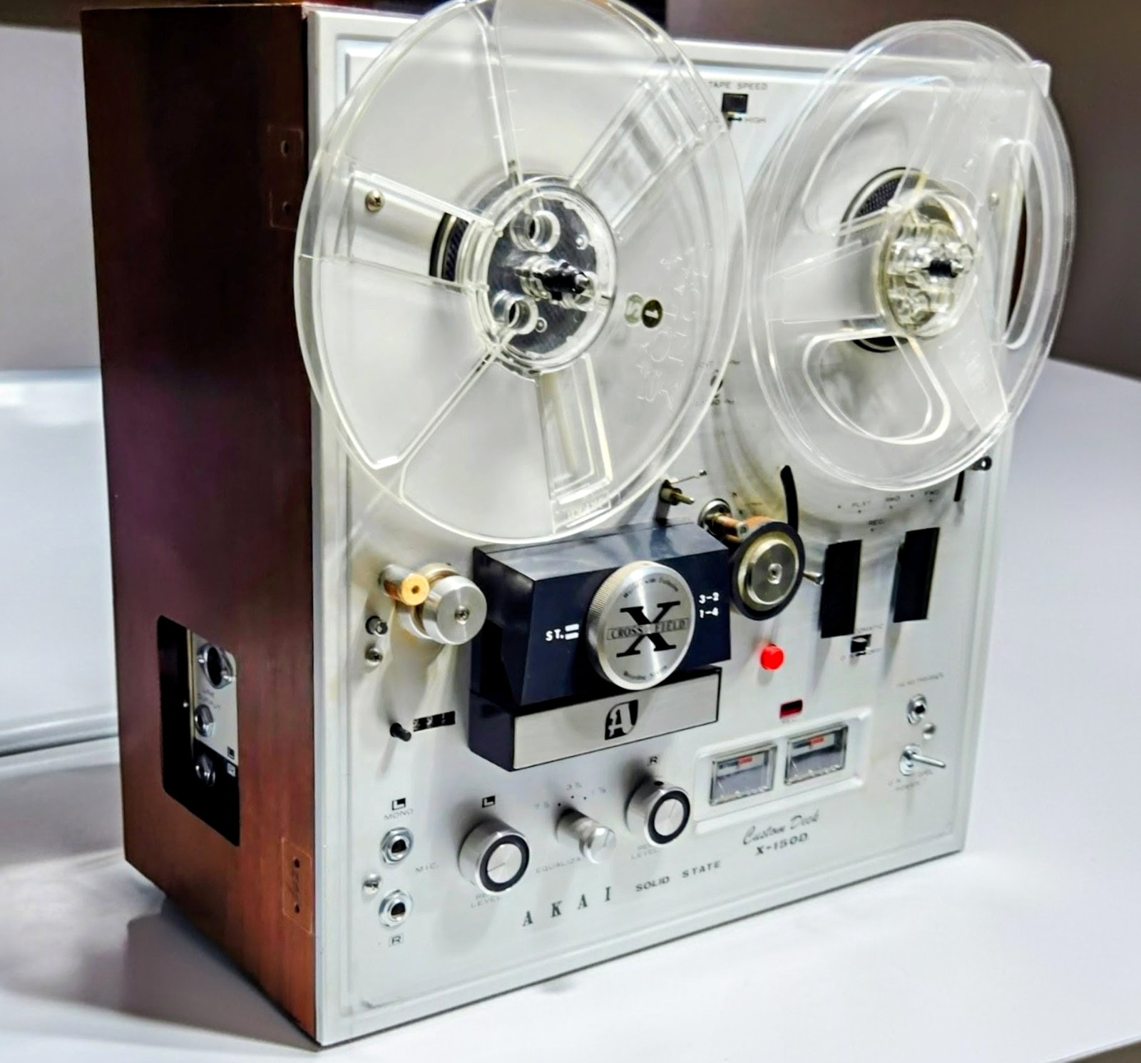 Akai X-150D Solid State Reel-to-Reel Tape Recorder Custom Deck (1968)
