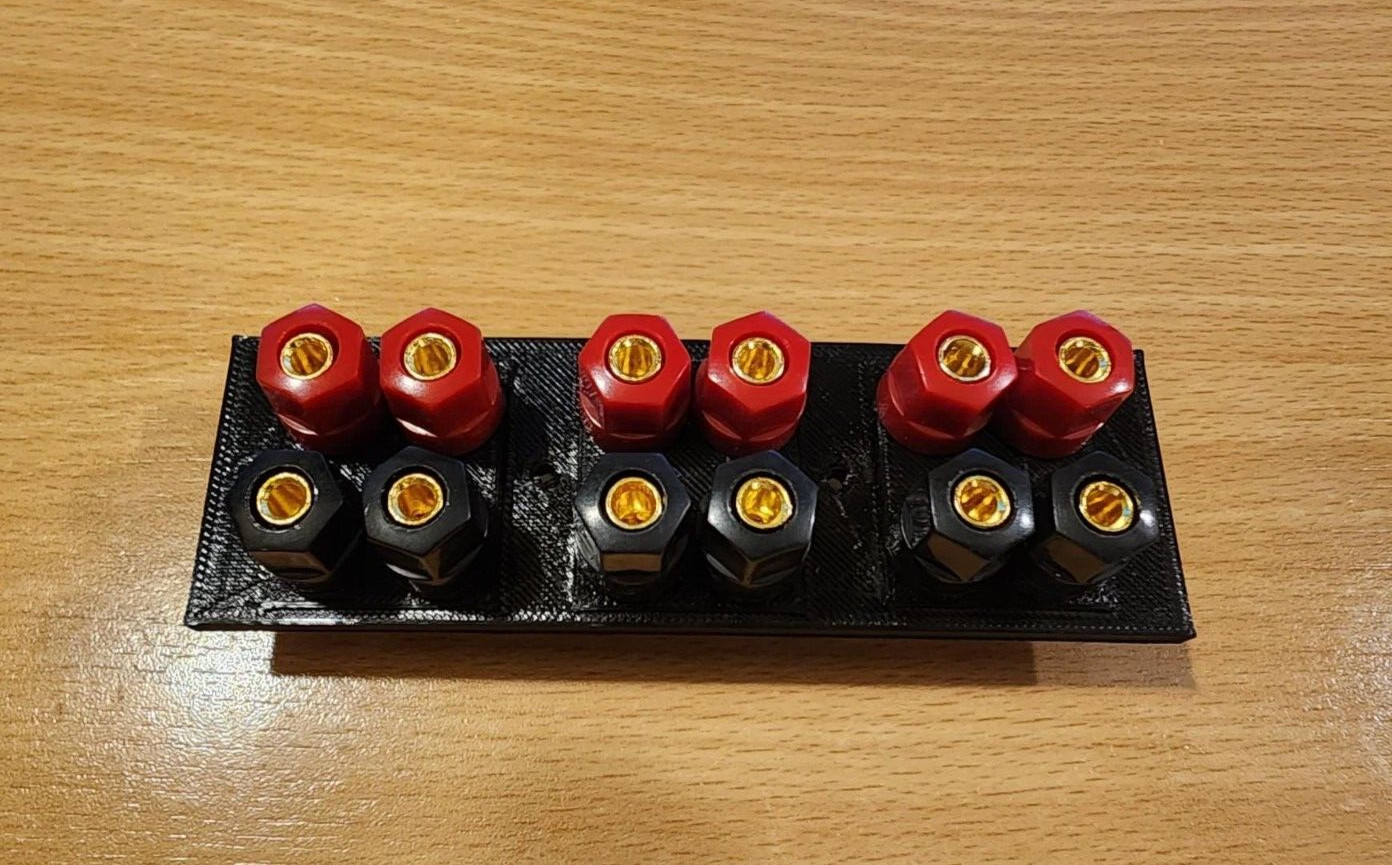 Pioneer SX-838 Speaker Terminal Conversion (Banana Plugs)