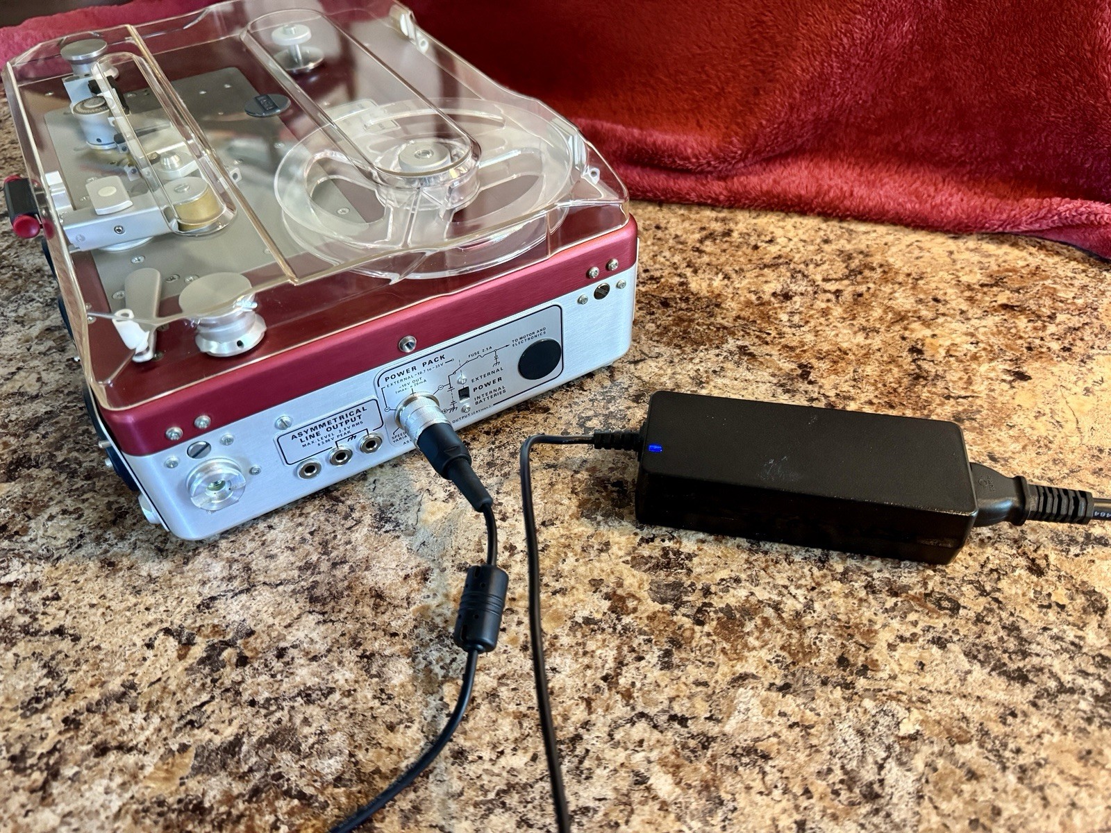 Nagra E Tape Recorder – CLEAN w Power Supply, Original Case, Tape, Take-up Reel