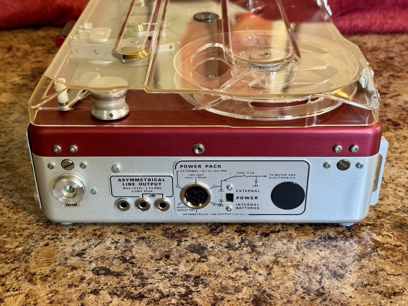 Nagra E Tape Recorder – CLEAN w Power Supply, Original Case, Tape, Take-up Reel