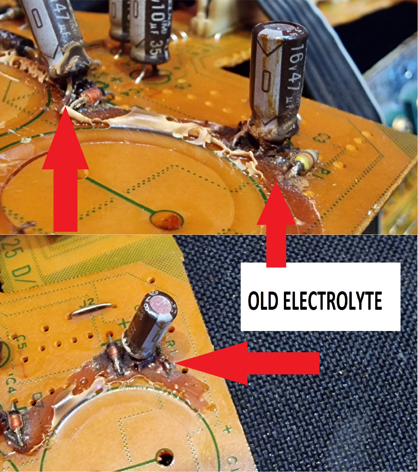 Stereo Receiver ONKYO TX-8500 Repair KIT – all capacitors