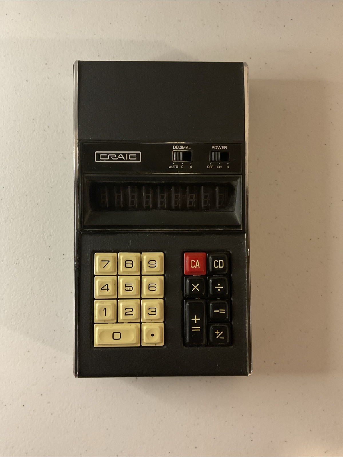 CRAIG Model 4503 Calculator UNTESTED/NO BATTERIES/AS IS