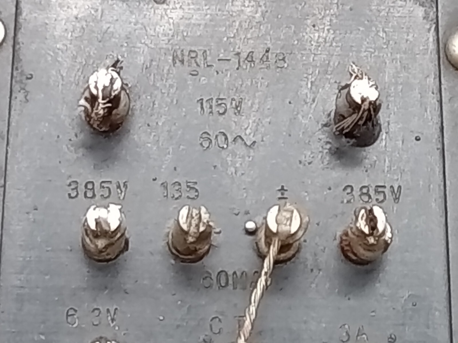 NRL-1448 Power Tube Amp Transformer 385-0-385 V 60 ma / 6.3 v at 3 amps