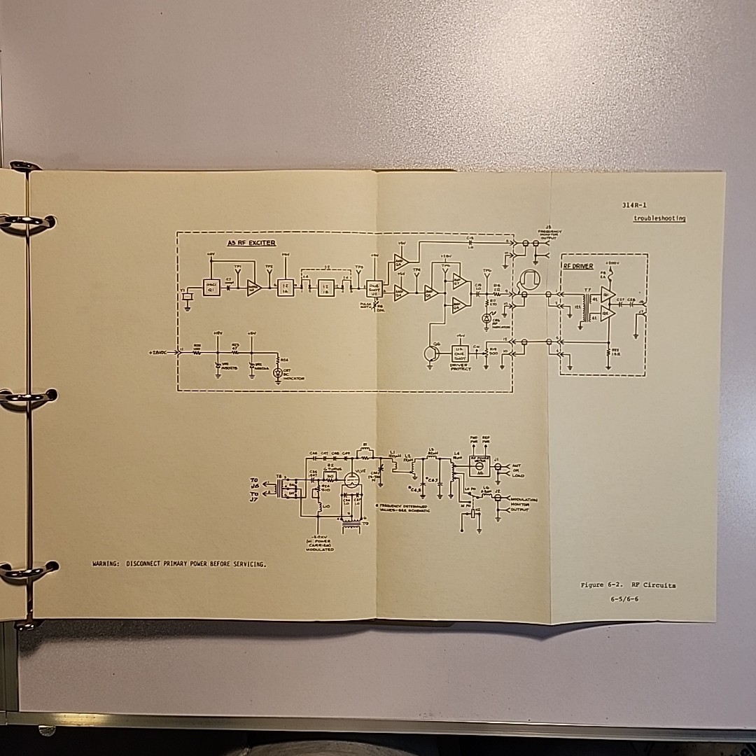 Continental Electronics Type 314R-1 AM Broadcast Transmitter Instruction Manual