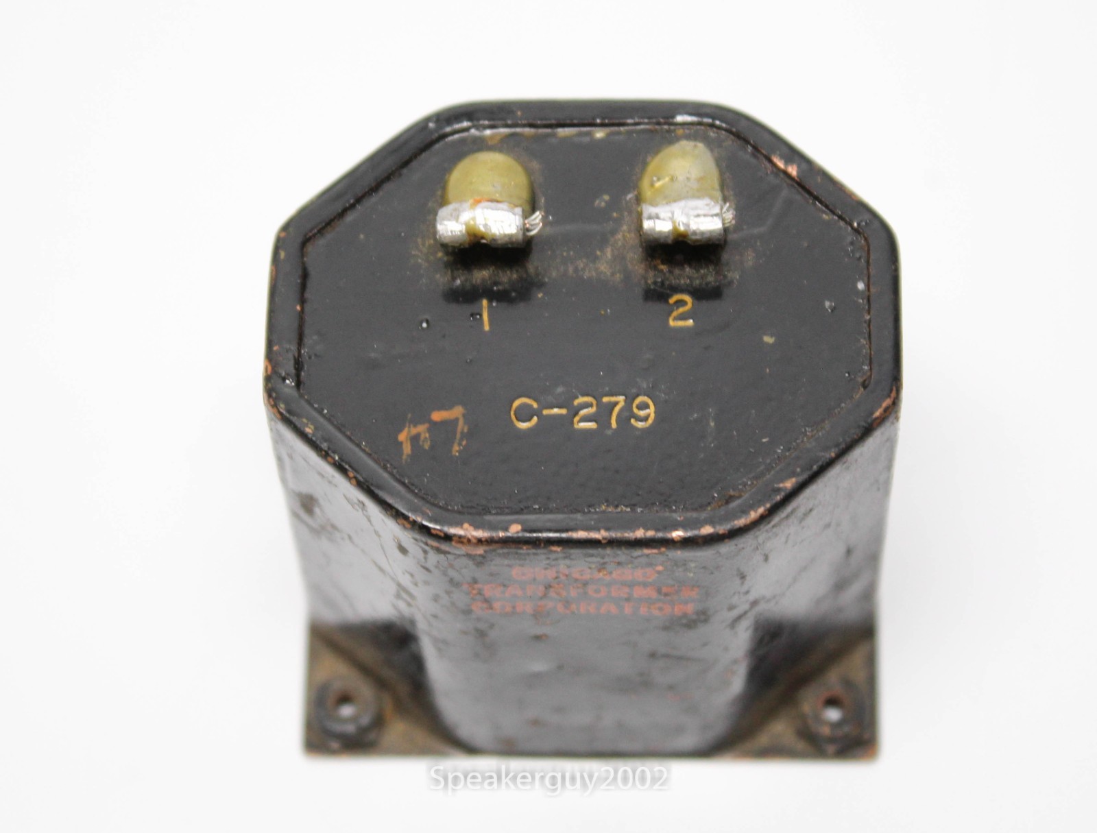 Vintage Chicago Transformer Shielded Power Supply Choke / 10.5H 474 Ohm — RM13