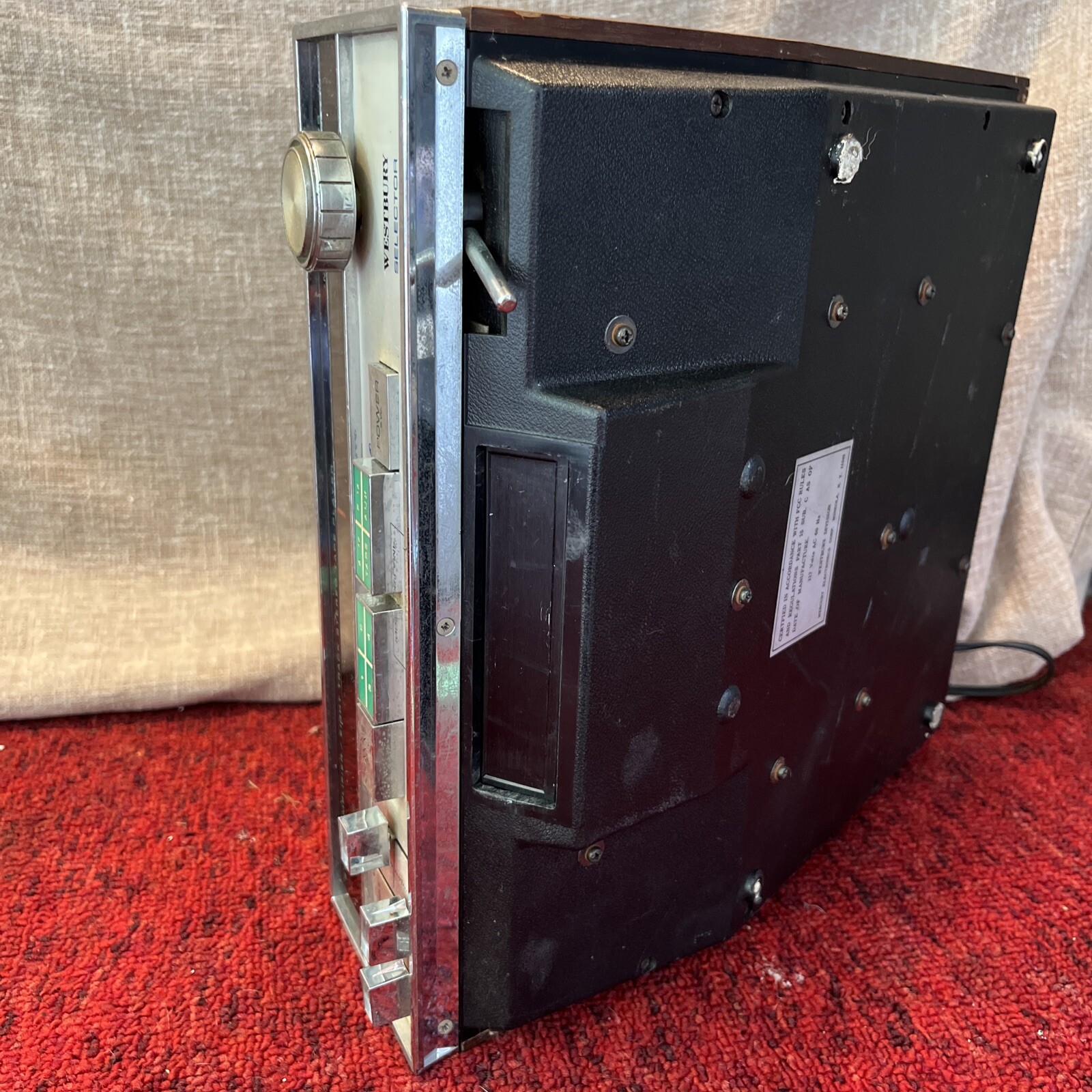 WESTBURY SOLID STATE STEREO EIGHT TRACK TAPE PLAYER WAP-805 AUDIO MUSIC VTG
