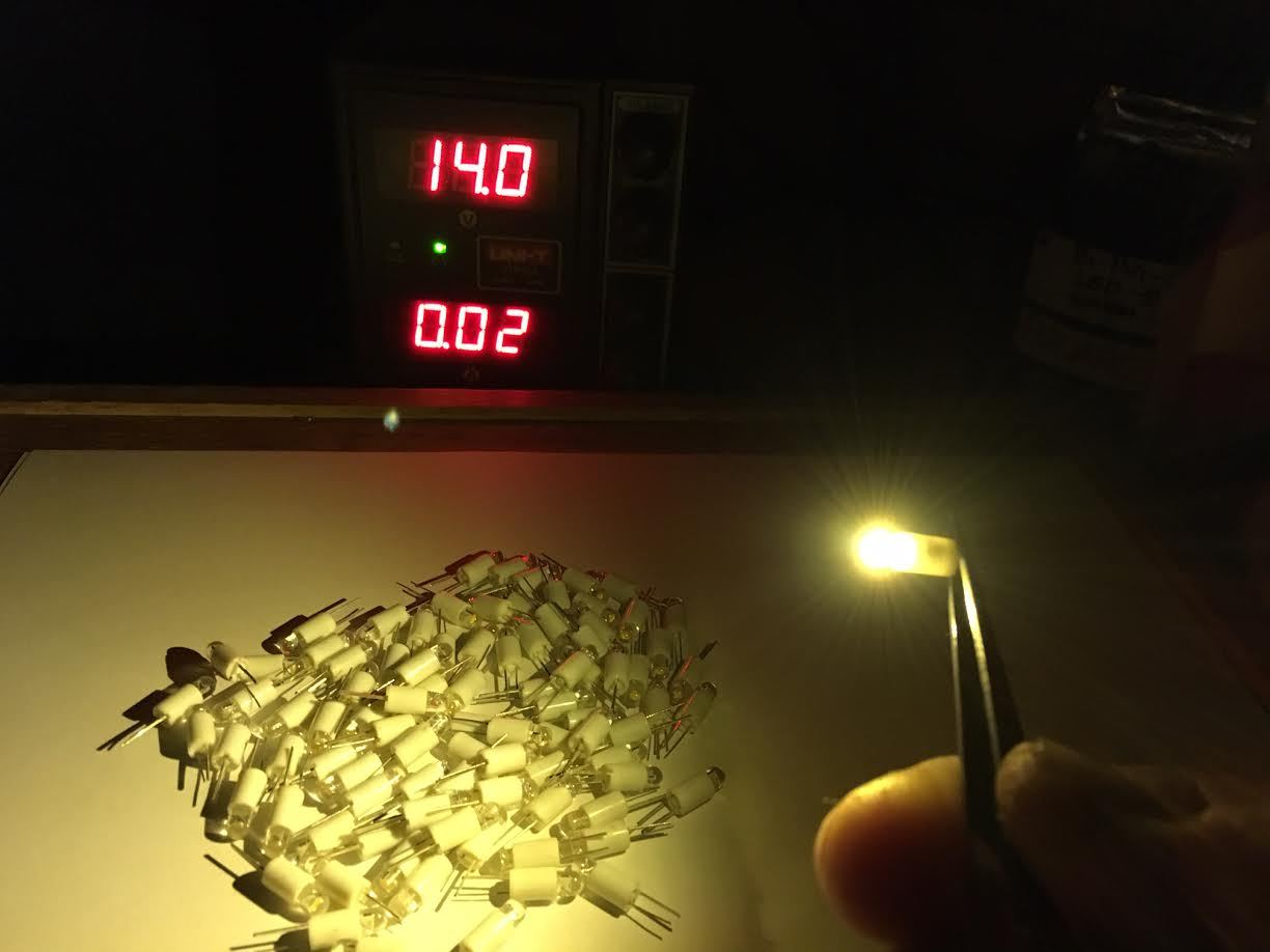 (10)LED 14V Bi-Pins-MX119 MX151 MX132 MX150 MX160 / McINTOSH MX BULBS