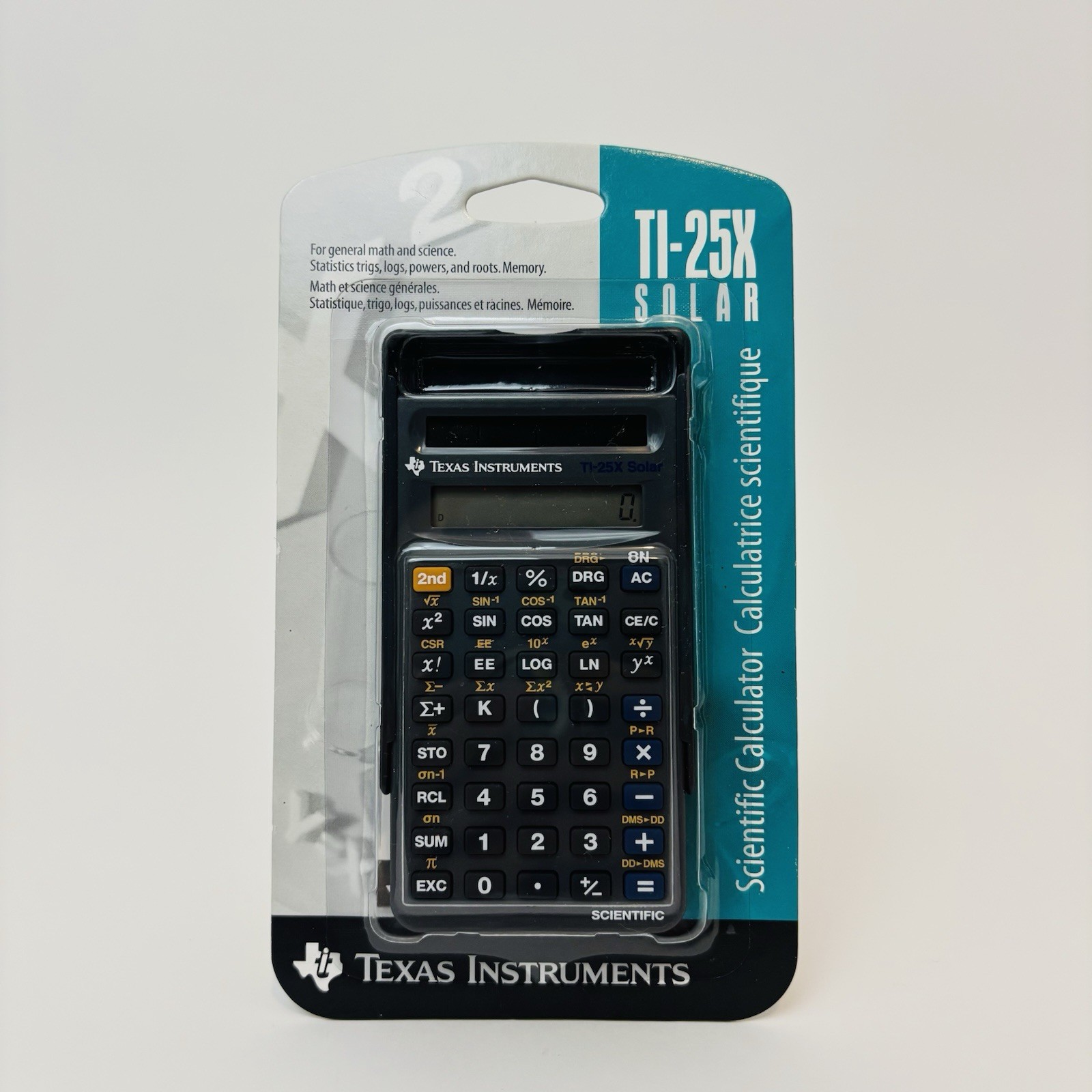 Vintage Texas Instruments 1996 TI-25X Solar Scientific Calculator Brand New