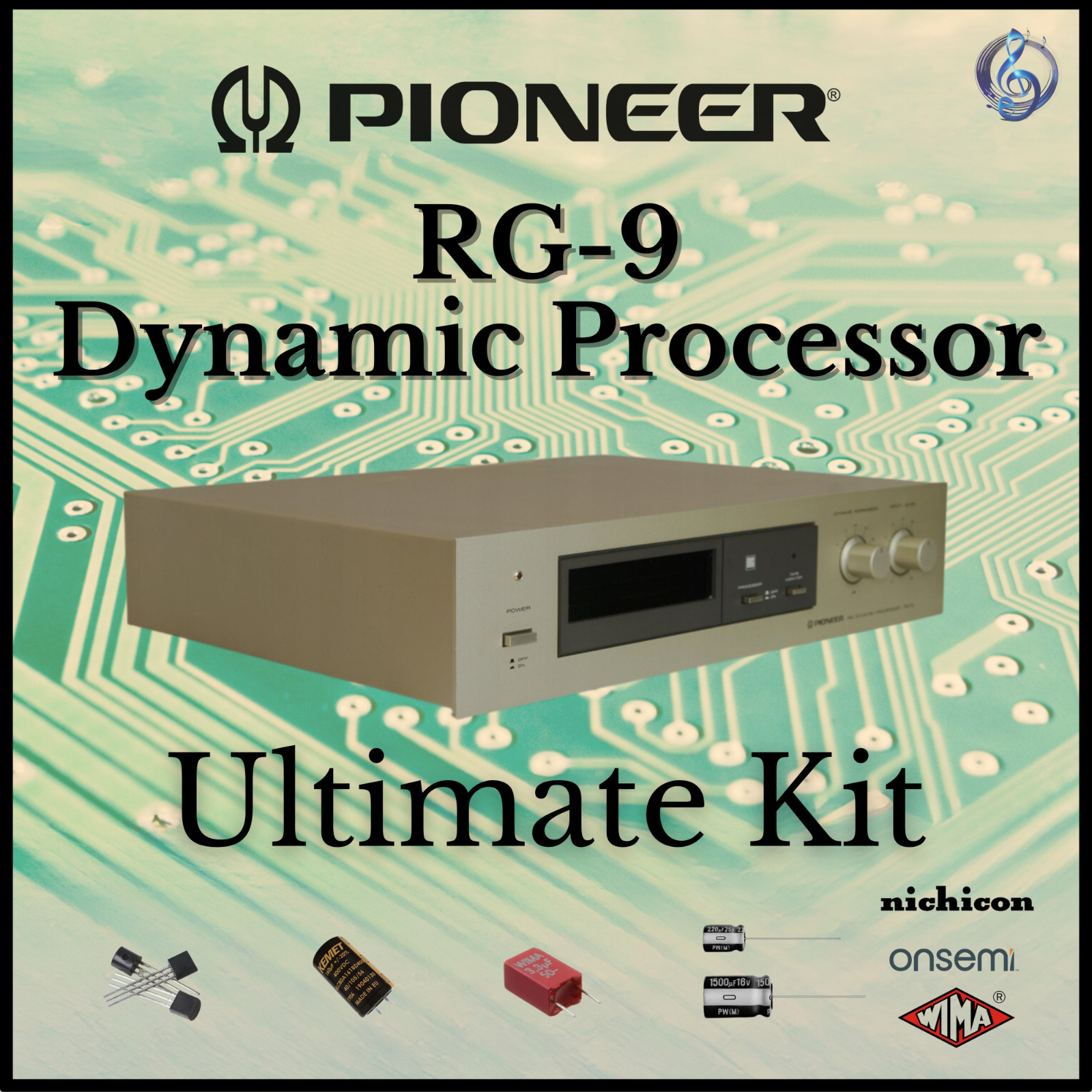 Pioneer RG-9 Dynamic Processor Ultimate Upgrade Kit Genuine Parts Restoration