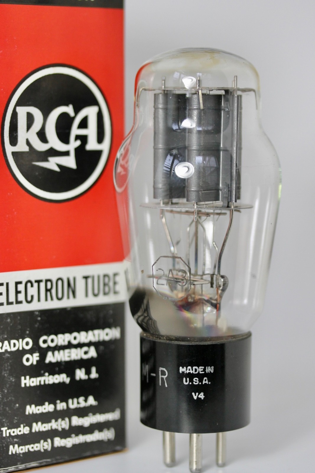 2A3 NOS 1945 RCA 🇺🇸 SINGLE TUBE 🇺🇸 Made in USA 🇺🇸 1945 End of WWII