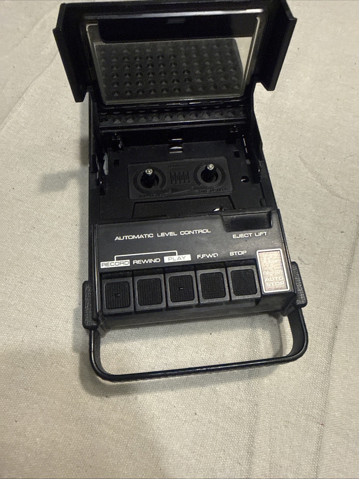 Vintage General Electric Portable Cassette Tape Recorder/Player Model # 3-5001A