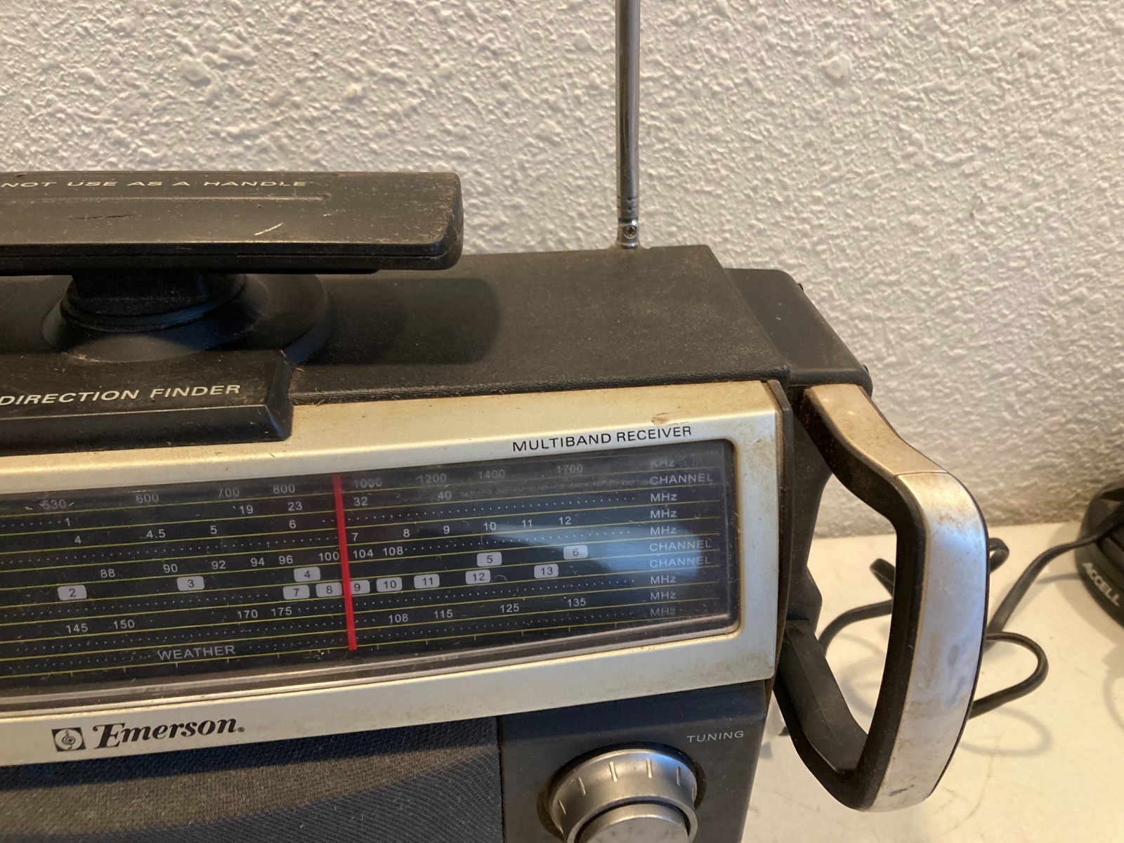 Emerson MBR-1 Multi Band AM/FM/CB/SW1&2/TV/AC/Weather/PA Portable Radio