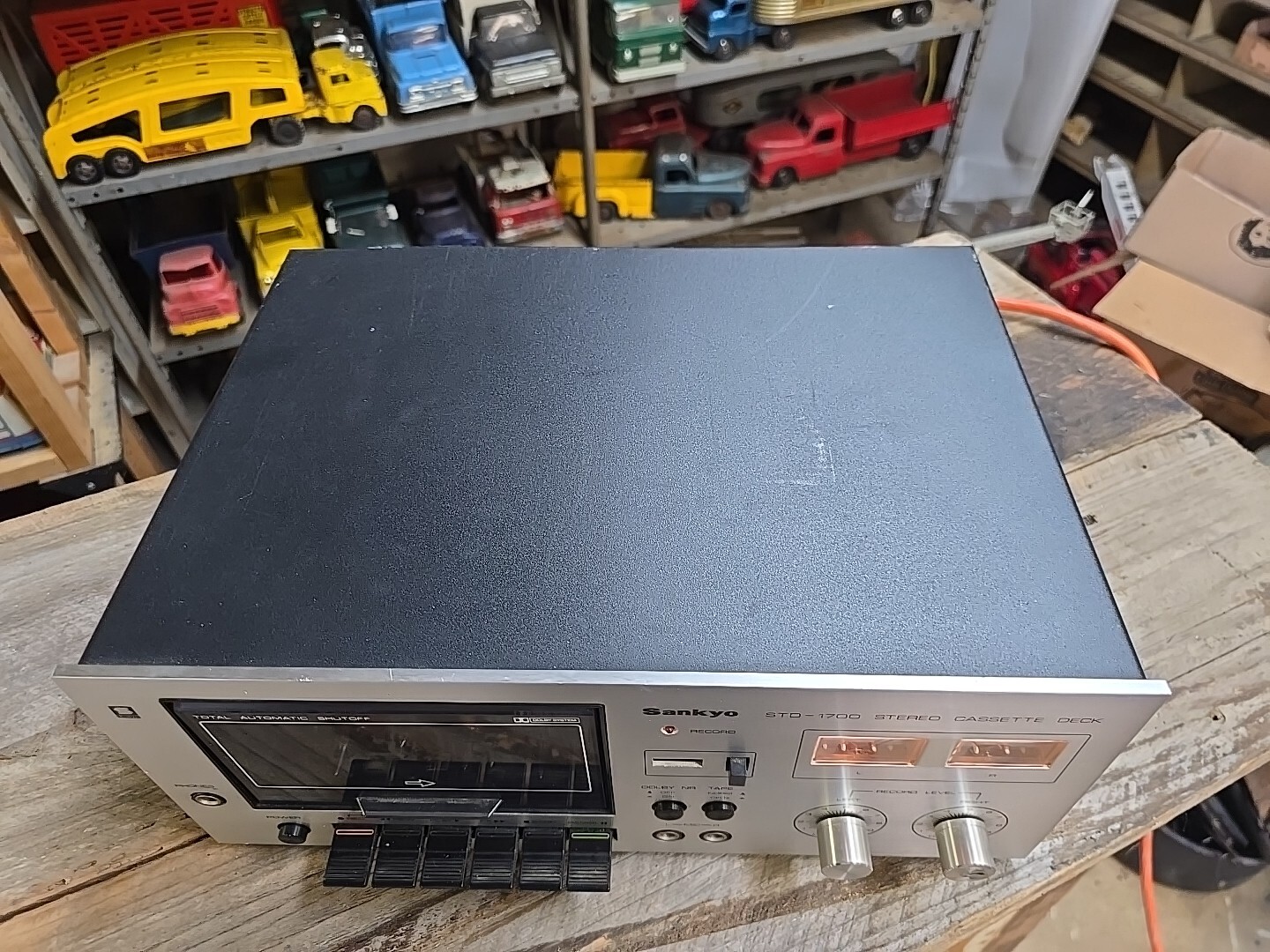 Vintage Sankyo STD-1700 Stereo Cassette Deck Working Lights
