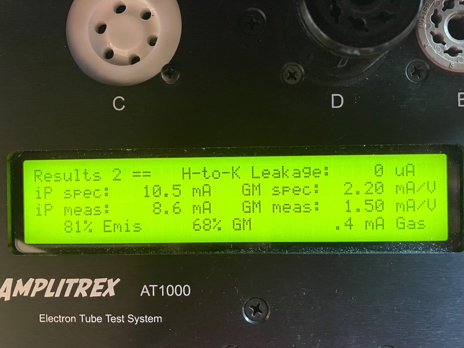 vintage tube ECC802S – D getter – 3 micas