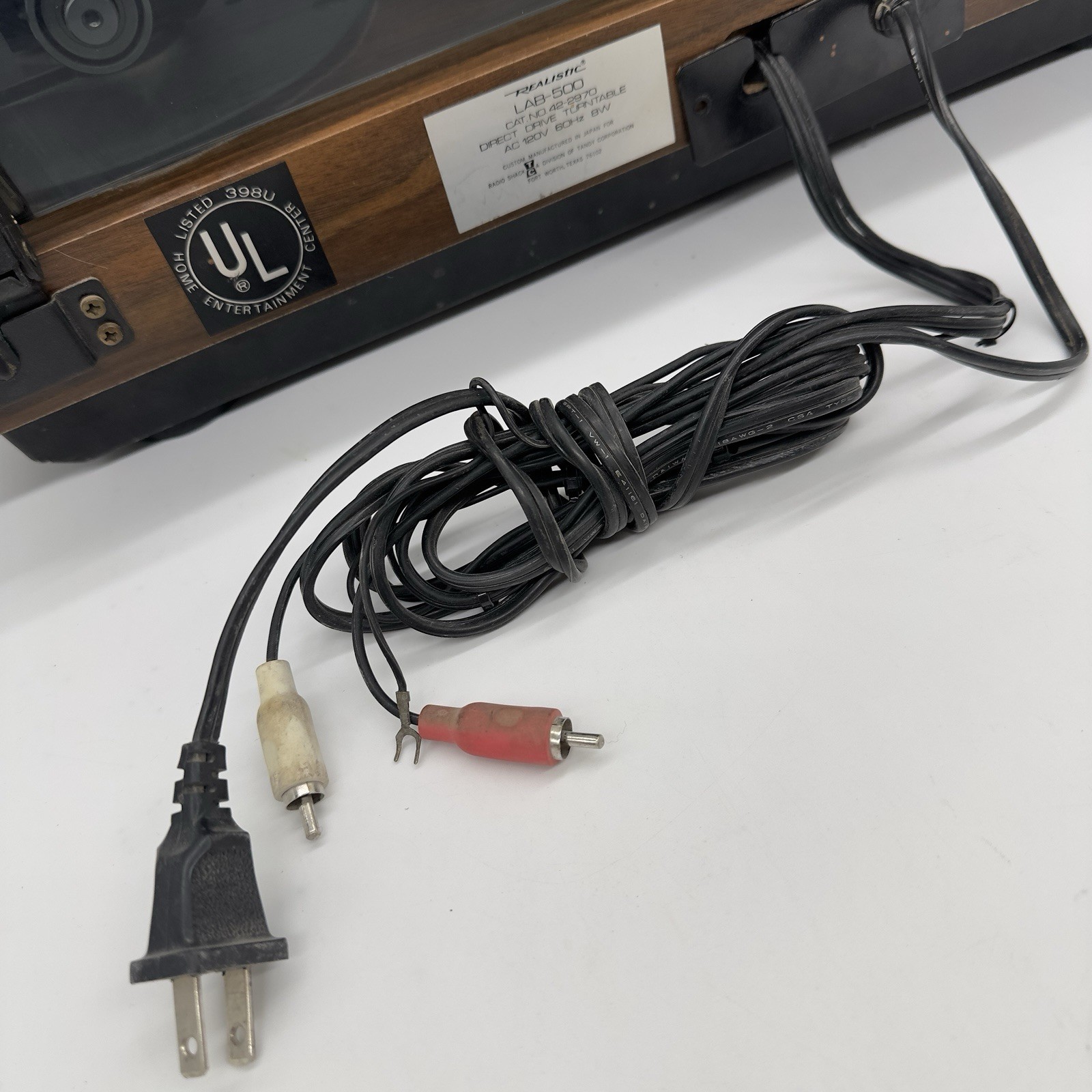 Realistic LAB-500 Fully Automatic Direct Drive Quartz Lock Turntable