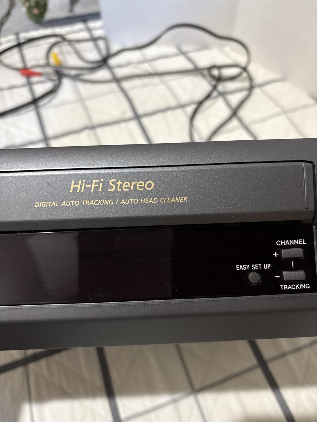 Sony VCR Model SLV-676HF Works Clean Cords