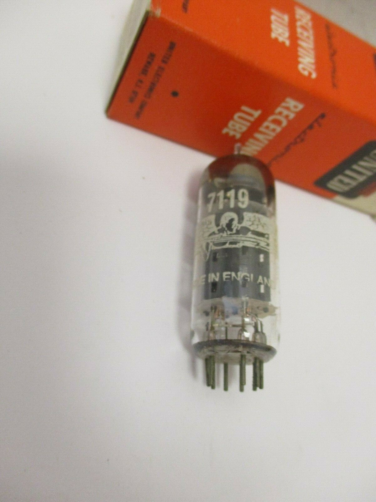 UNITED ELECTRONIC RECEIVING TUBE, 7119, NIB, VINTAGE UNUSED