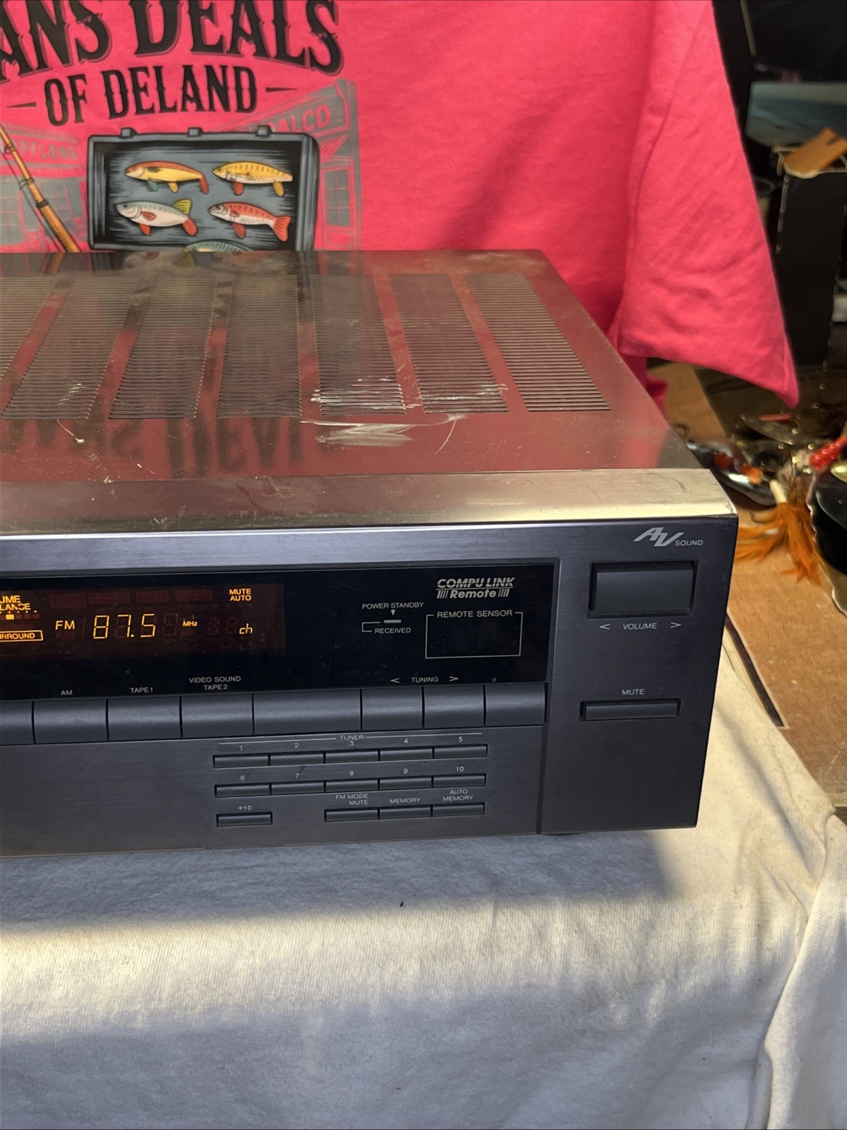 Vintage JVC RX-305 computer-controlled stereo receiver in good working condition