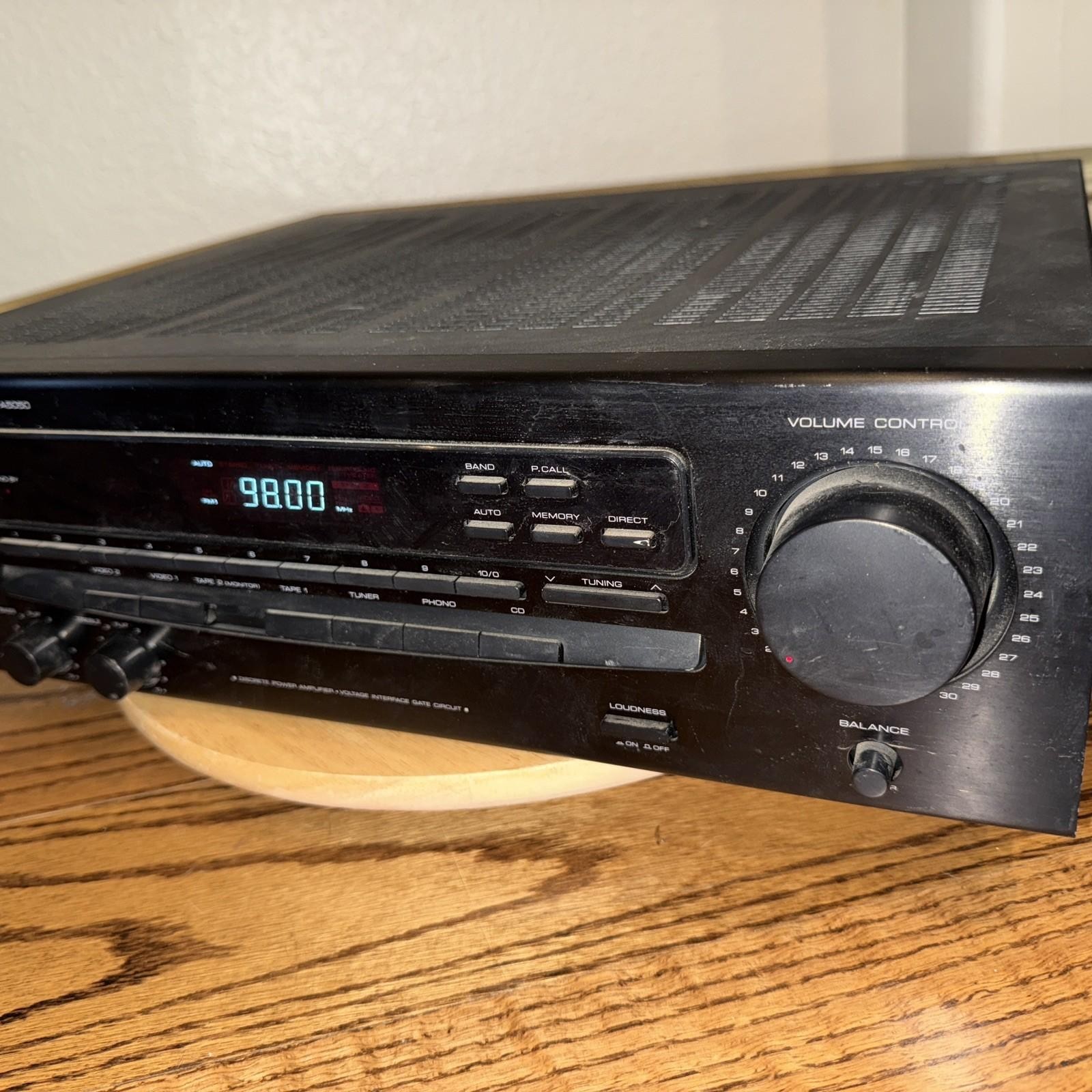 Kenwood KR-A5050 AM/FM 100W/Channel Stereo Receiver – No Remote