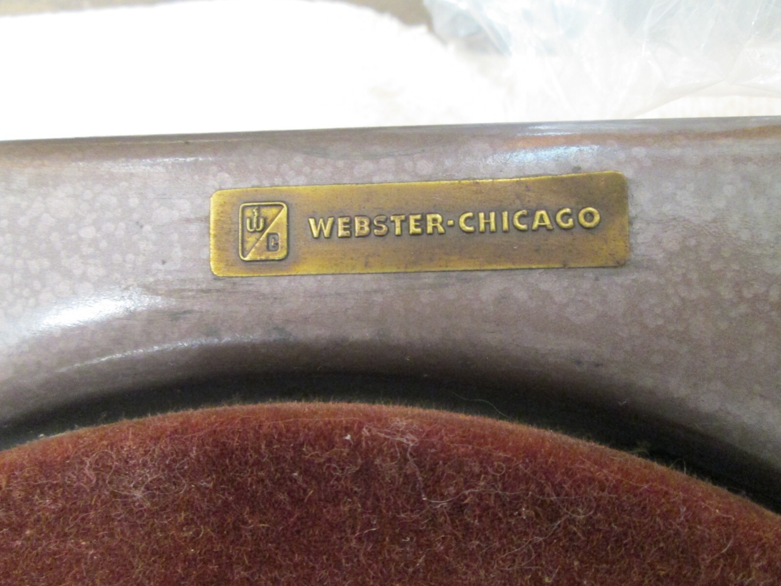 Webster Chicago Model 100-1 Record Changer Untested Both needles are intact.