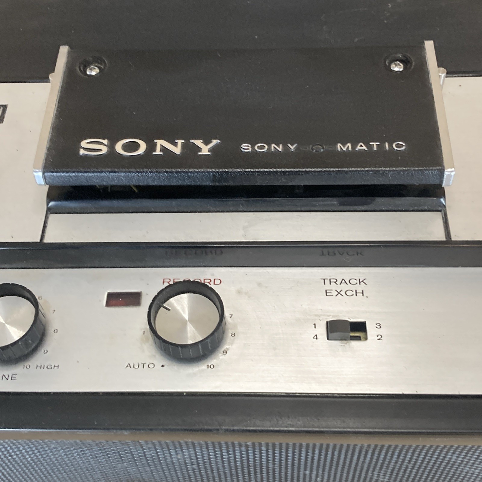 Sony TC-105A Sony-o-Matic Portable Reel-to-Reel Tapecorder Tape Recorder *READ