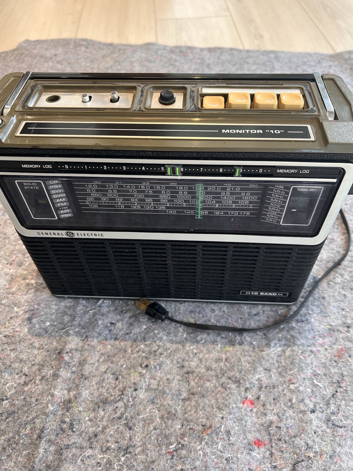 GE General Electric 7-2971A Monitor 10 Multiple Band Radio Tested