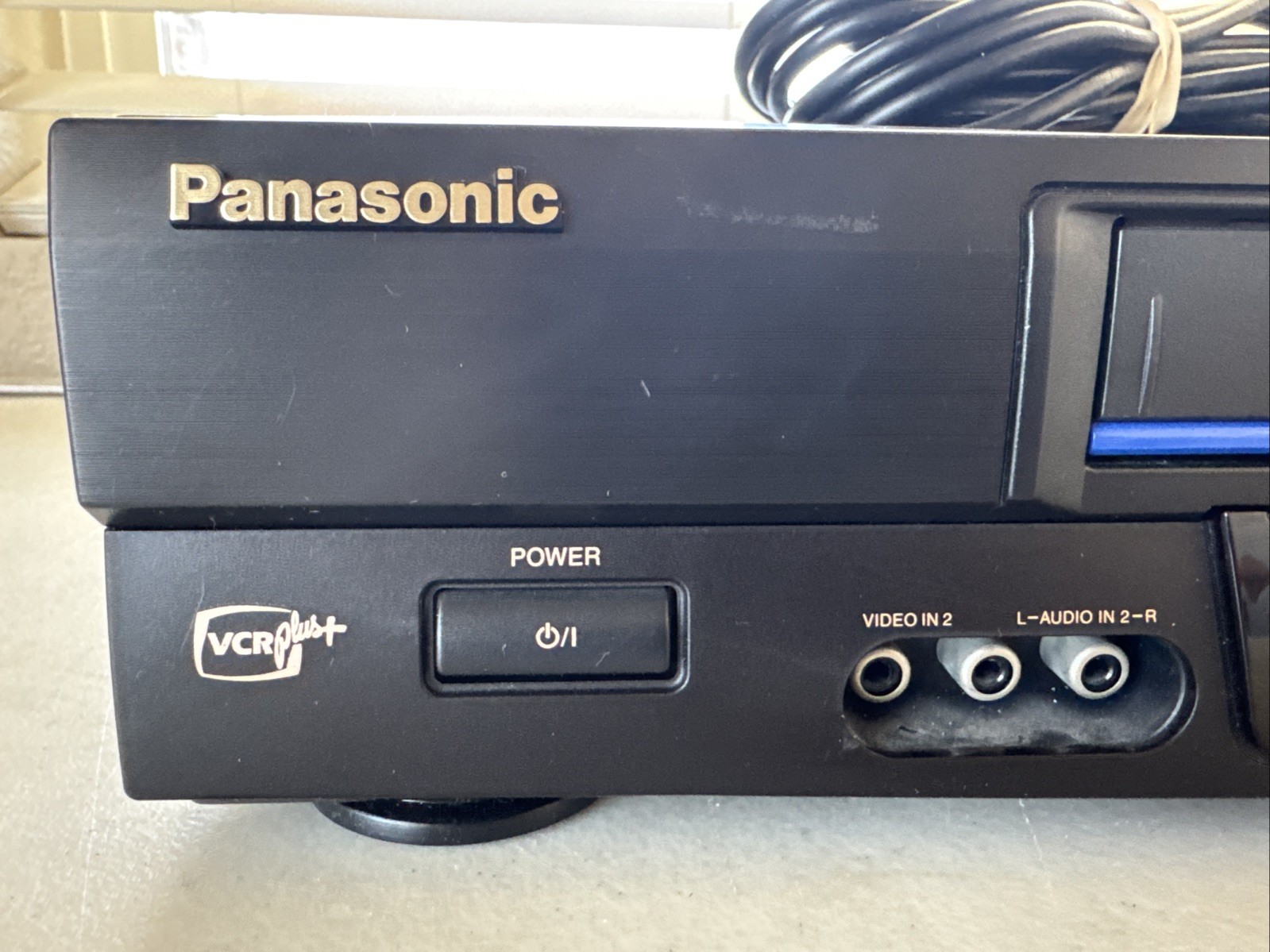 Panasonic VCR Plus PV-V4611 Blue Line 4 Head Hi-Fi Stereo Omnivision, Tested!