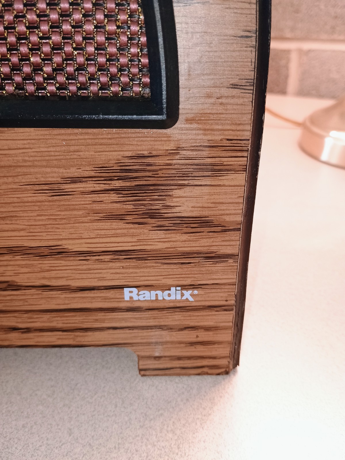 Randix OTR-98 AM/FM Radio Replica Reproduction Cathedral Style Wood Cabinet