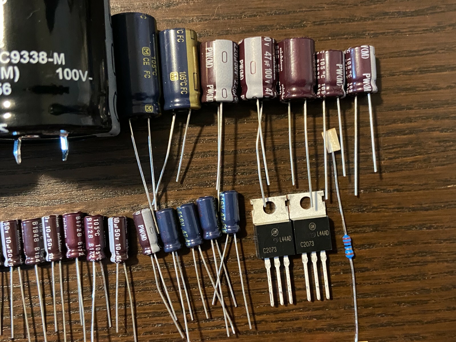 Kenwood KR-5150 Complete Rebuild Kit High-Quality Recap Caps Transistors