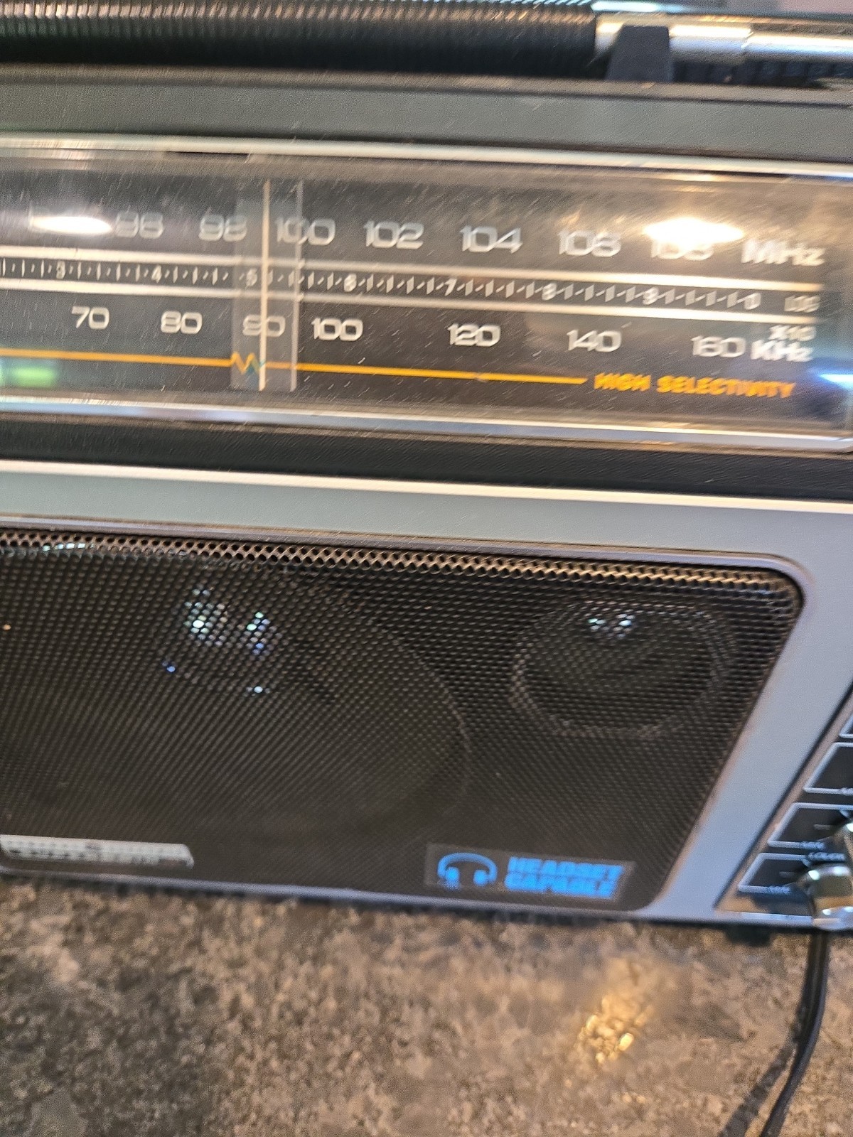 Vintage General Electric Super Radio II GE Retro 70s 80s AM/FM