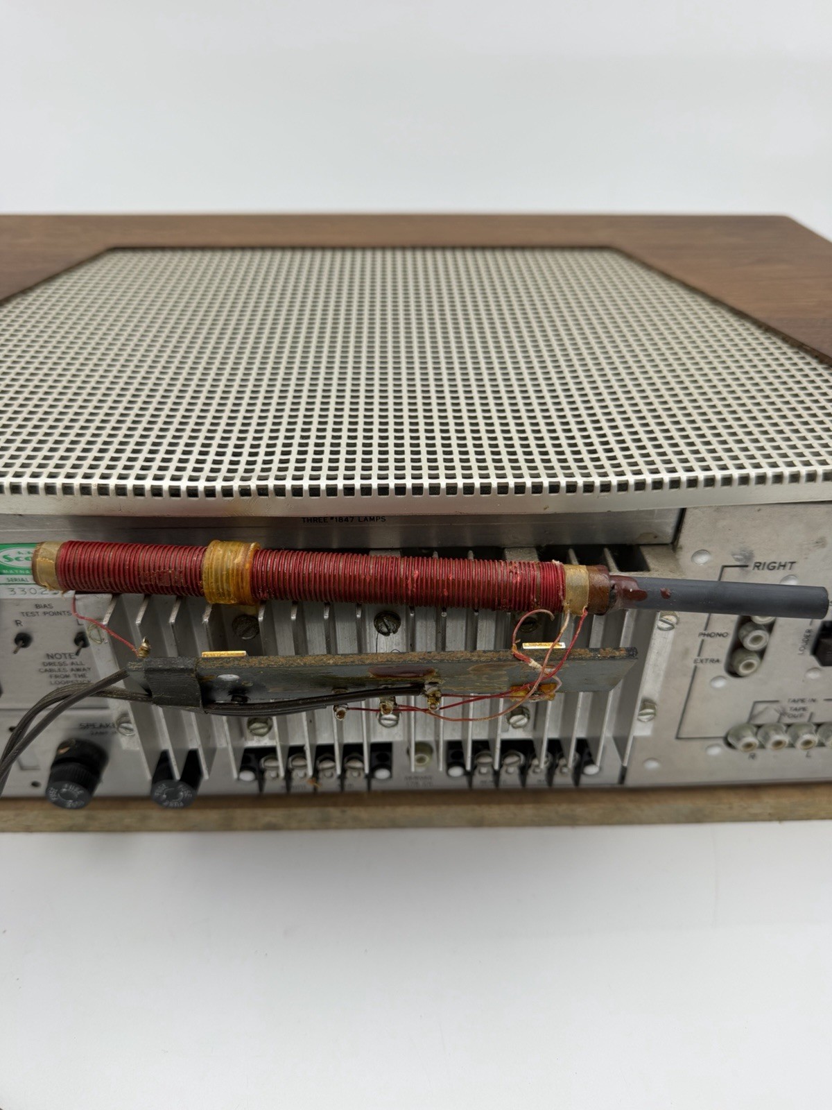 Scott Stereomaster 388 AM/FM Stereo Receiver Parts & Repair Original Wood Case
