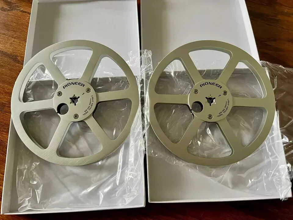 7 Inch Metal Reels Aluminum Pair For Pioneer Reel To Reel RT-707