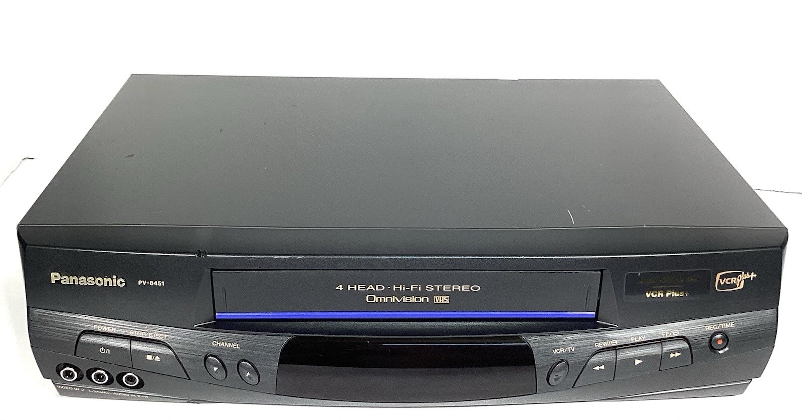 PANASONIC Omnivision PV-8451 VCR VHS Player- No Remote – Tested Works Great!!