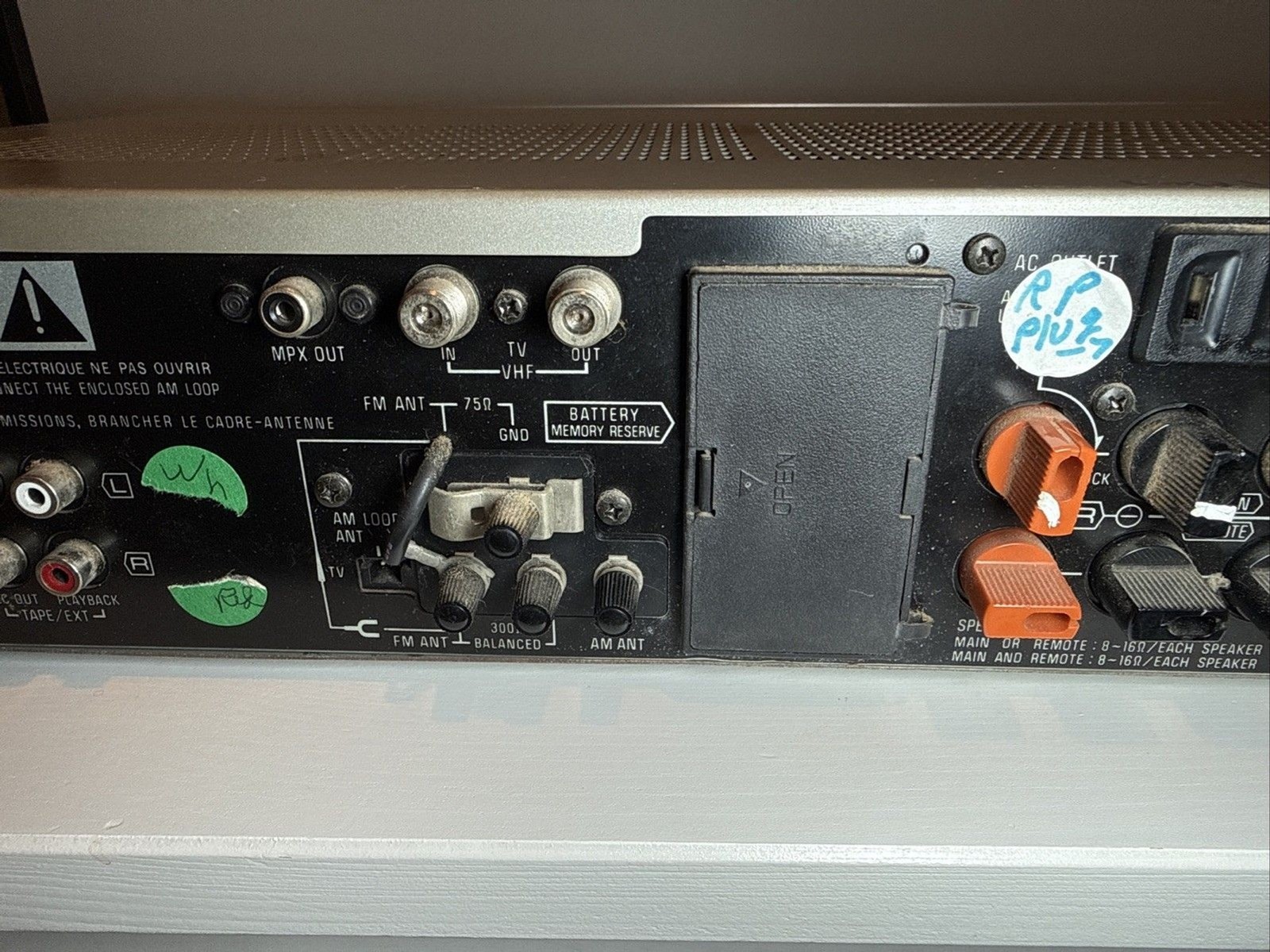Technics SA-350 Quartz Synthesizer TV/FM/AM Stereo Receiver — Working