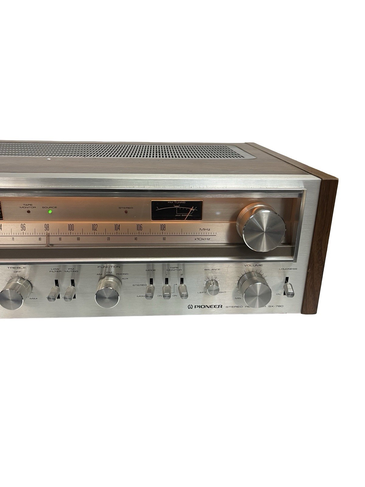 VTG Pioneer SX-780 Stereo Receiver Hifi Audio Integrated Amp Silver Face WORKS