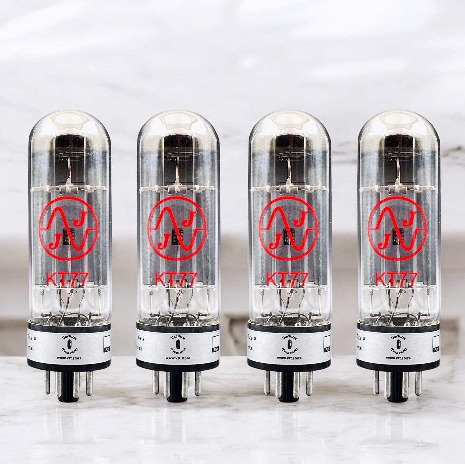 KT77 EL34 JJ Matched Quad AMPLITREX Tested Tubes -NEW- 4 Tubes IN ORIGINAL BOX