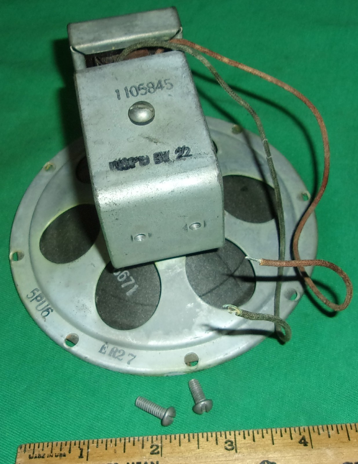 Vintage 5-Inch PM SPEAKER by All Star Products (1105845) w/output transf (1958)
