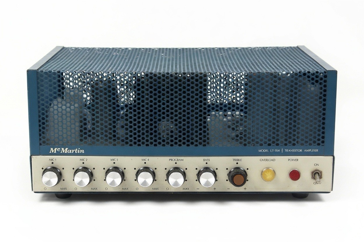 McMartin LT-504 Vtg. PA Power Amplifier USA Made- 4x TR-136A & 2x MP-102