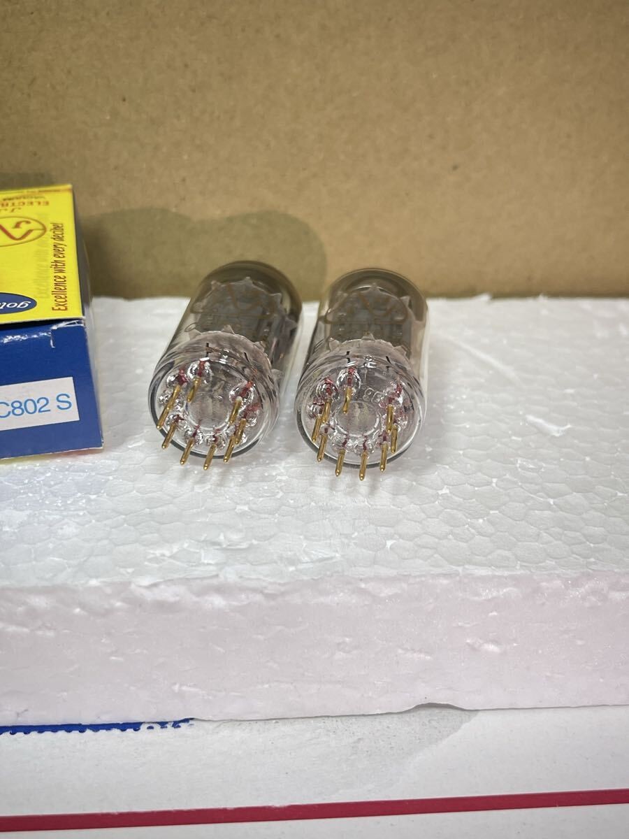 JJ Electronic ECC802S 12AU7 Vacuum Tube Pair Top Mint JAPAN