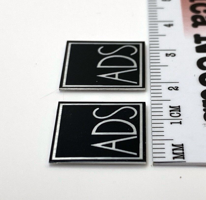 ADS Speaker Badge Logo Emblem PAIR L710 L810 for Grille