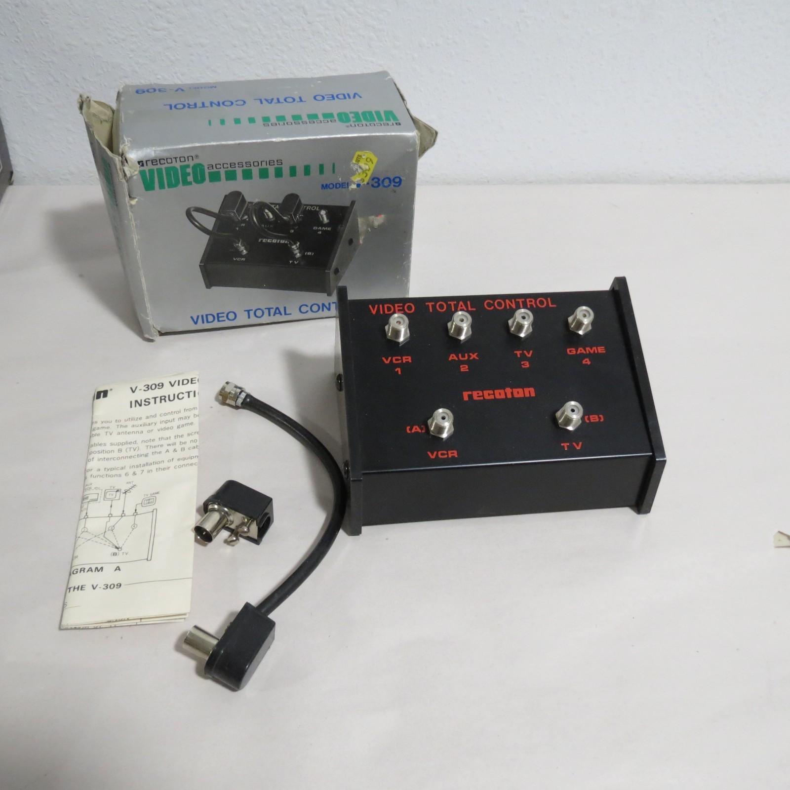 VINTAGE RECOTON V-309 VIDEO TOTAL CONTROL