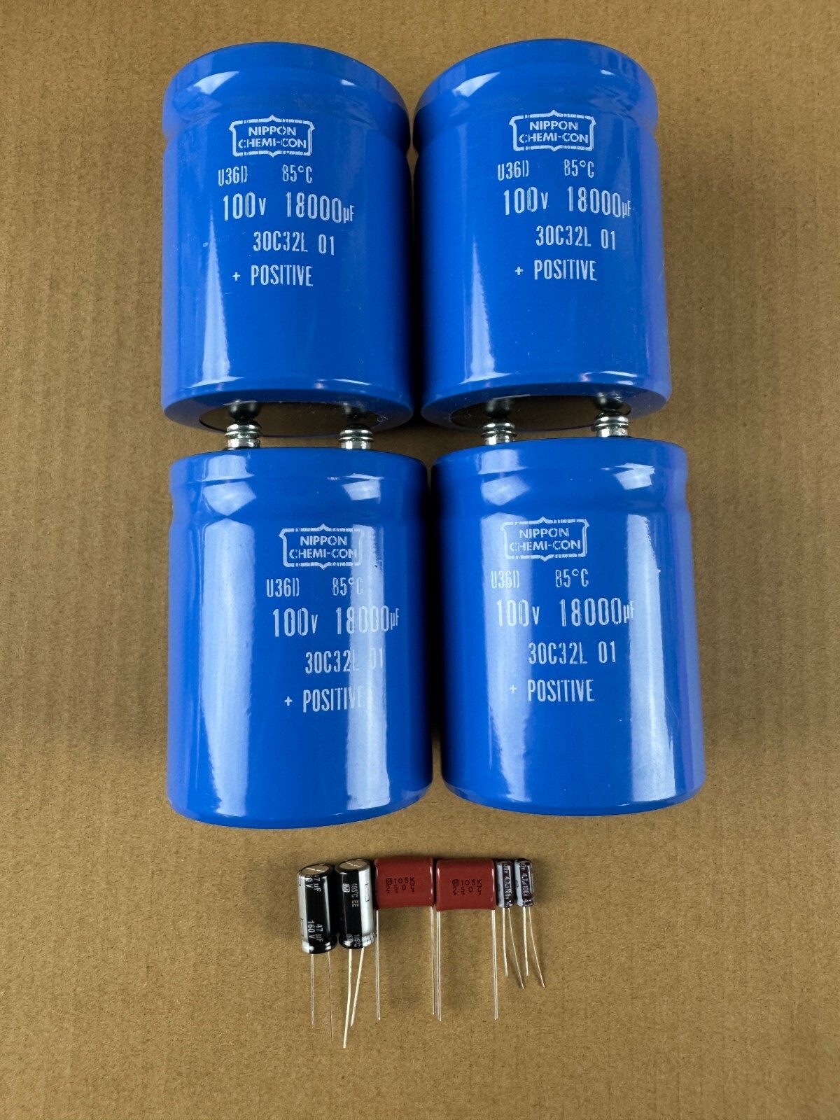 Adcom GFA-555 COMPLETE Recap Kit High-Quality Amplifier Rebuild Main Filters