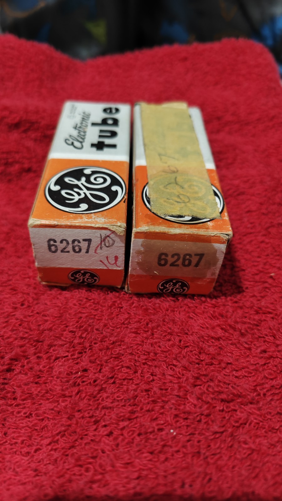 Mazda EF86 6267 GE branded Mesh Plates O-getter Matched Pair NOS
