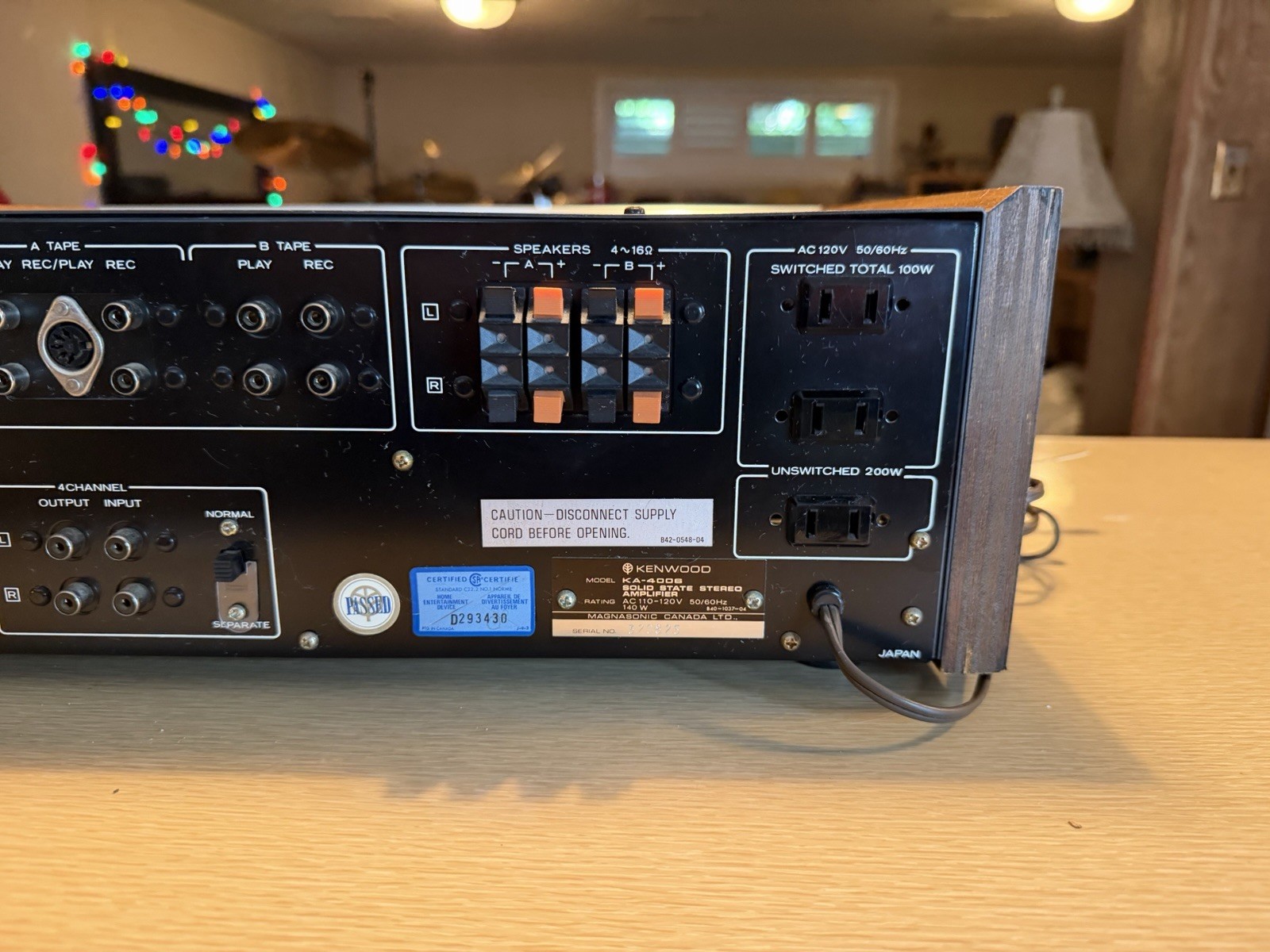 Kenwood Solid State Stereo Integrated Amplifier KA-4006 Full Fresh Servicing🔥🎶