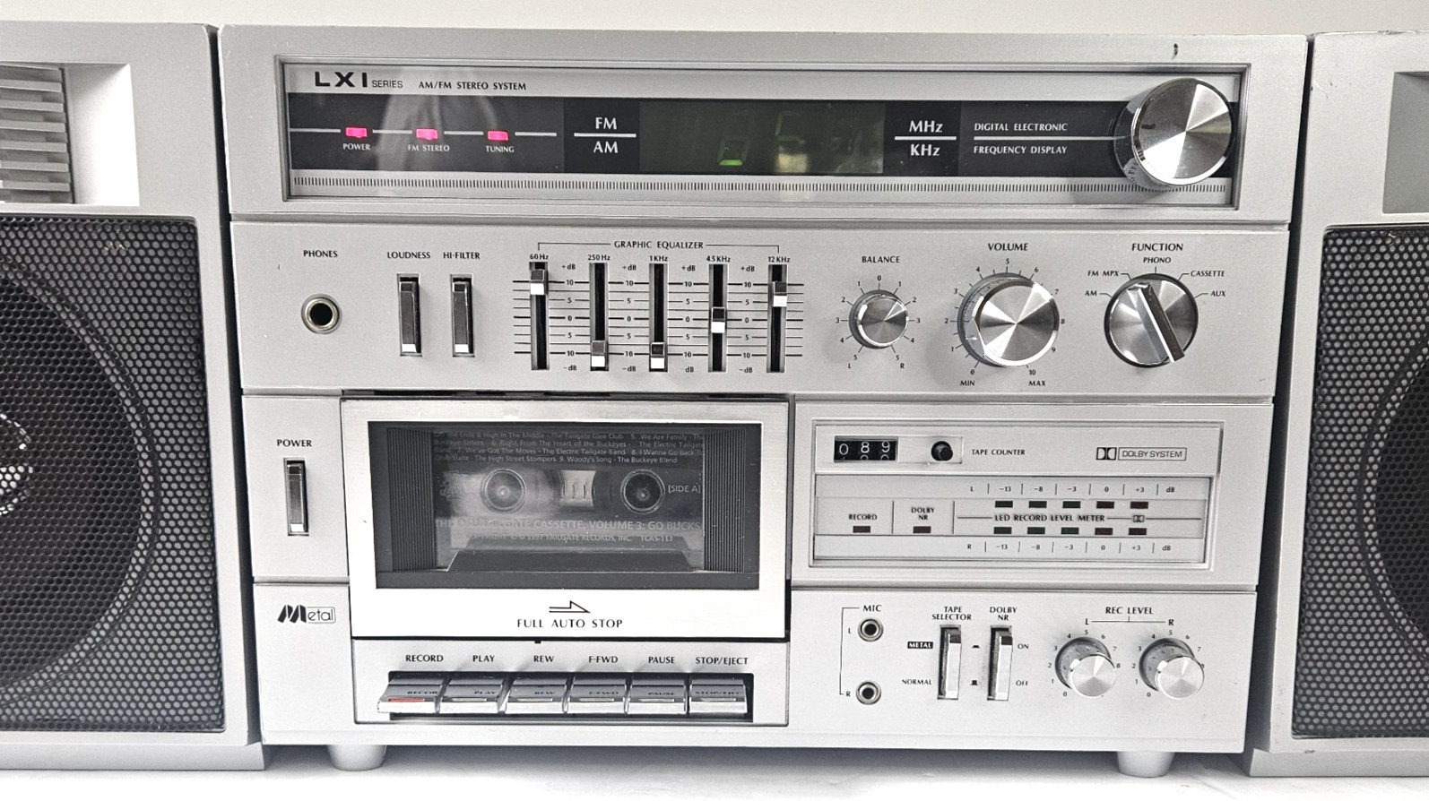 Vintage Sears LXI Series Stereo+Cassette System- Model 304.92400252
