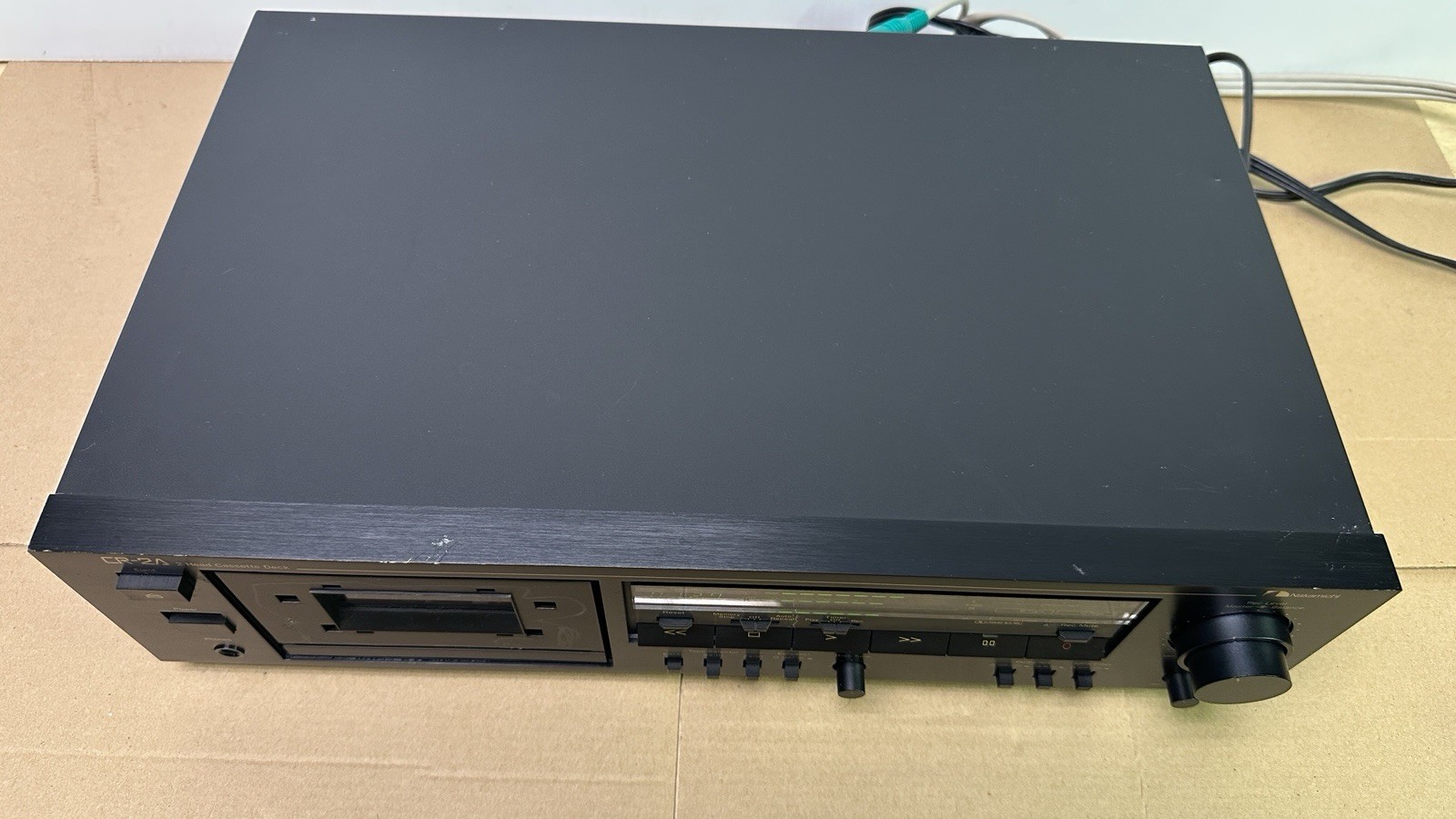 Nakamichi CR-2A Cassette Deck 2 Head Logic Soft Touch Control Tested Workis READ