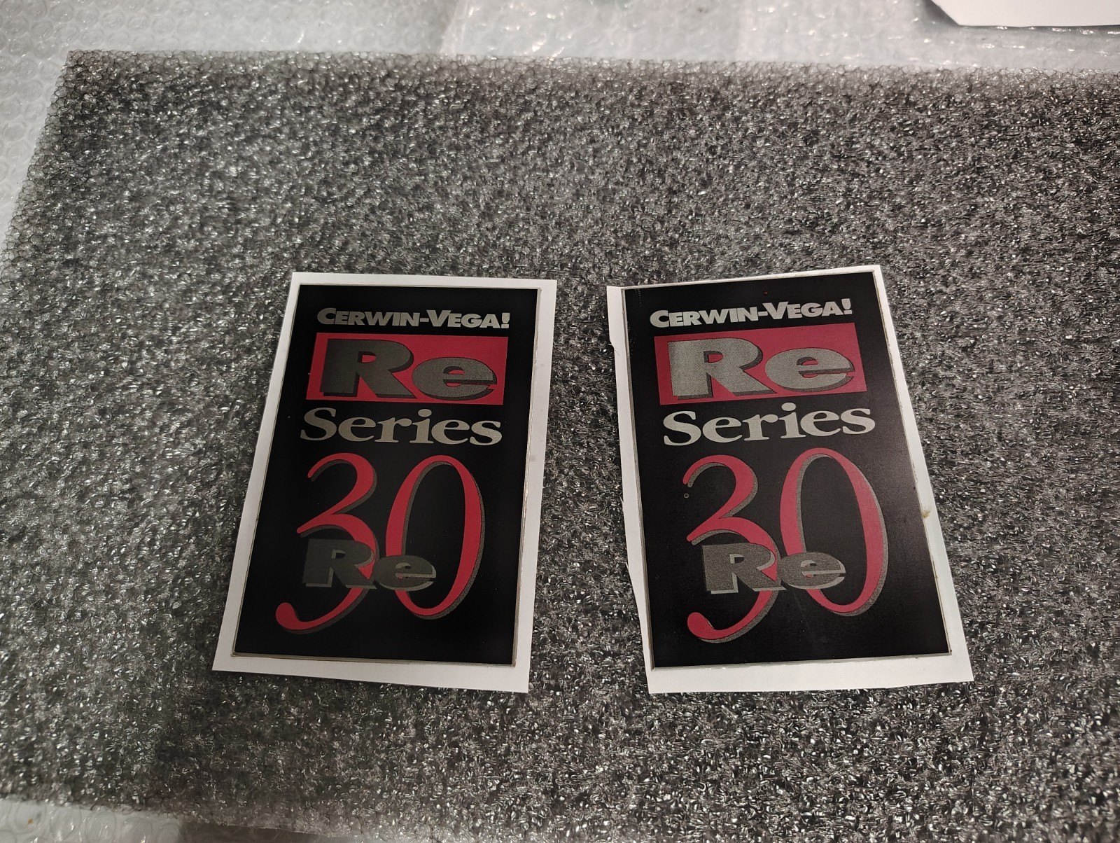Cerwin Vega RE-30,speakers emblems, one pair