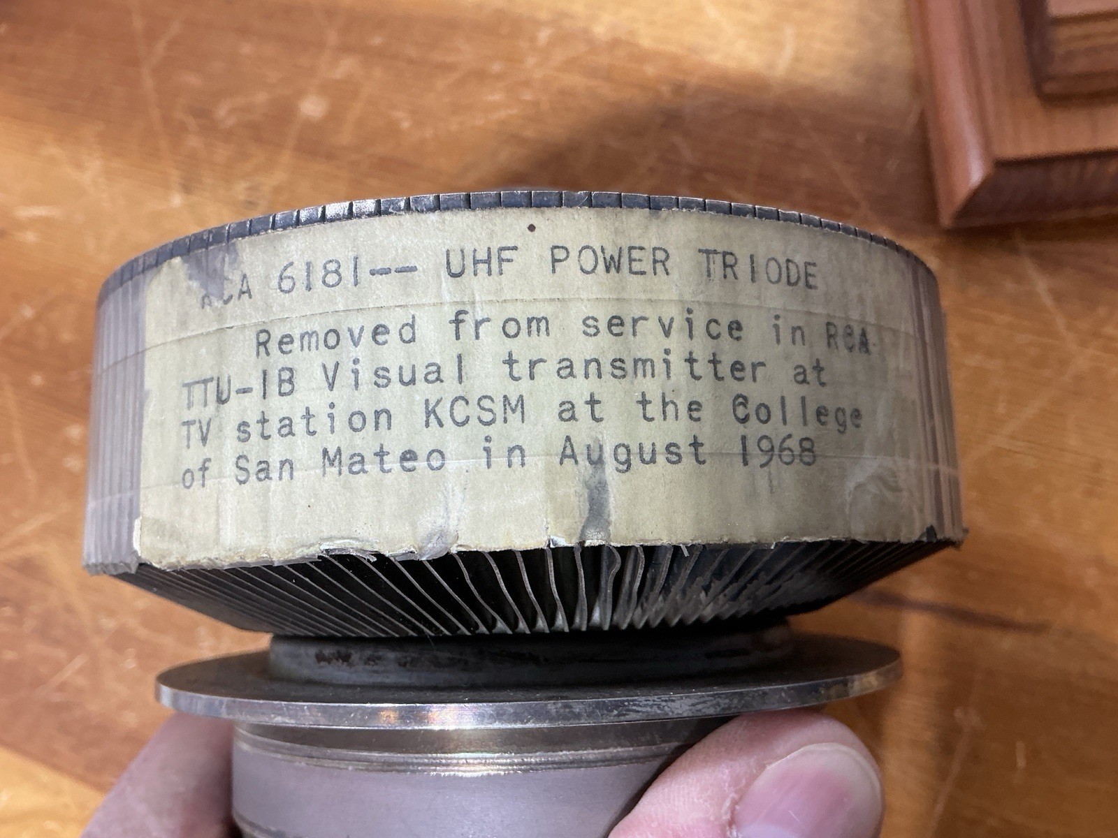 RCA 6181 Power TRANSMITTING Triode