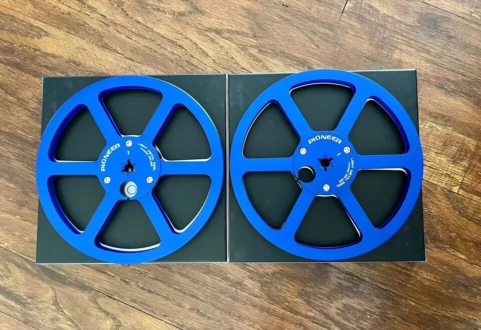 7 Inch Metal Reels Aluminum Pair For Pioneer Reel To Reel RT-707