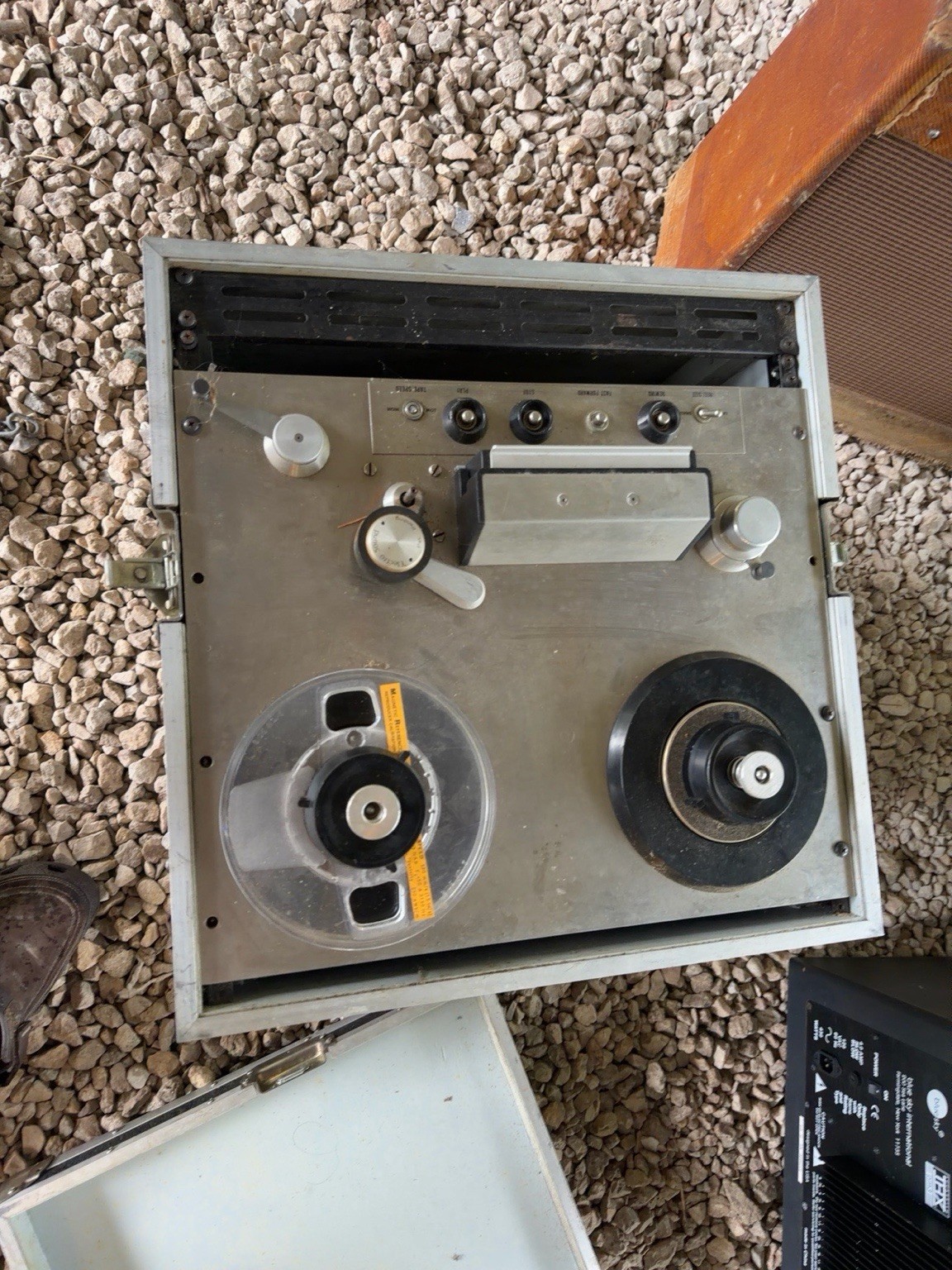 Vintage 1964 Ampex Professional Reel-to-Reel Tape Recorder System Untested